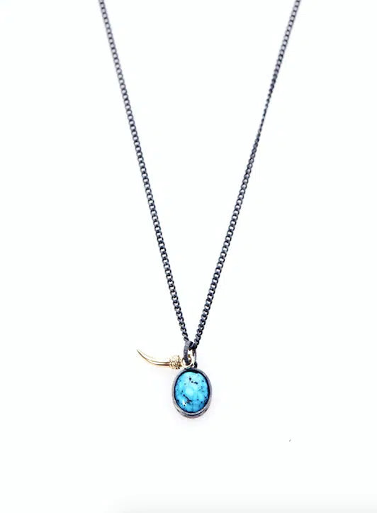 Tusk & Turquoise Necklace