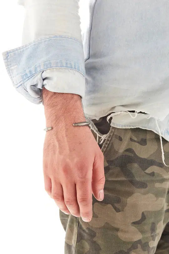 Oxidized Silver Cuff