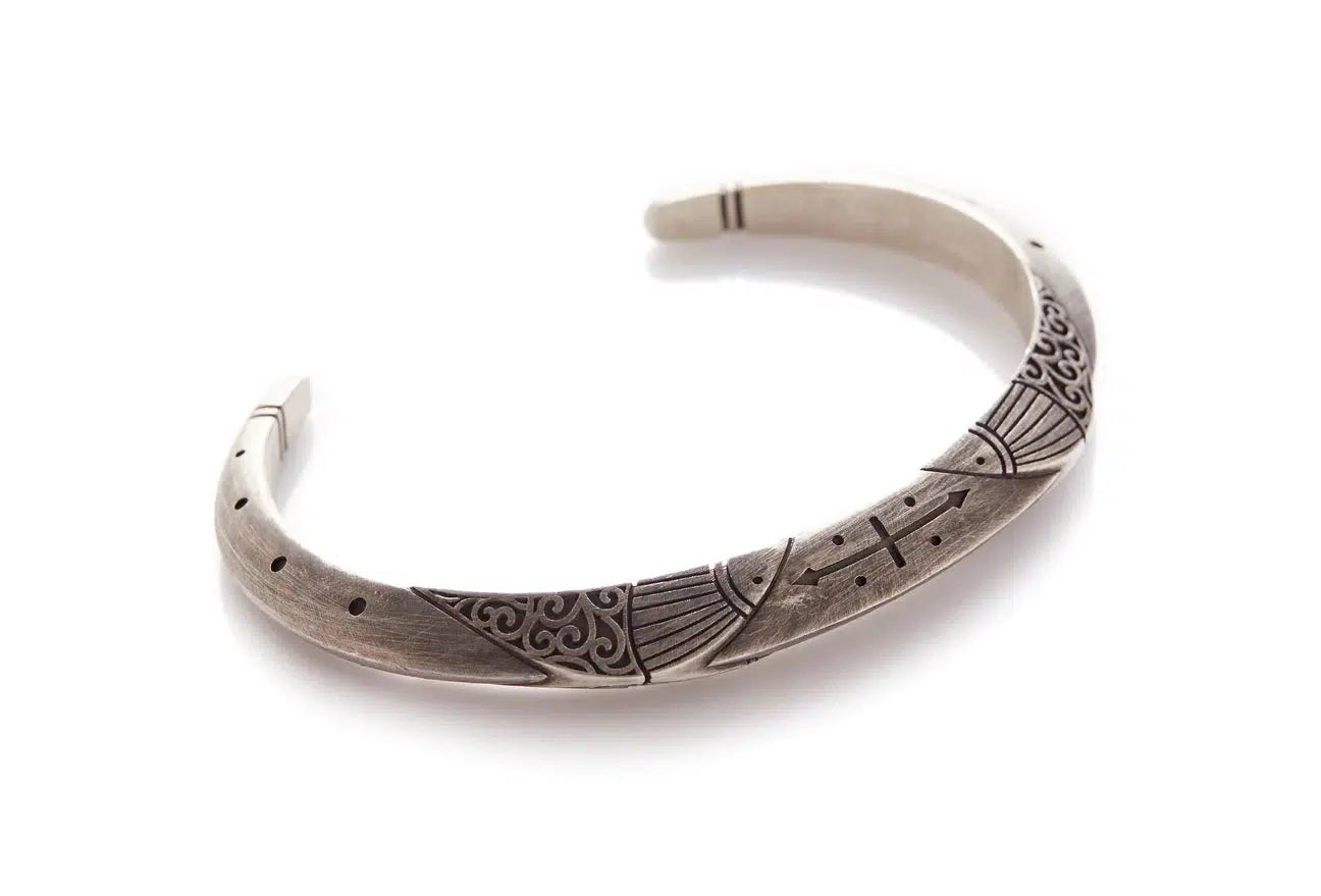 Oxidized Silver Cuff