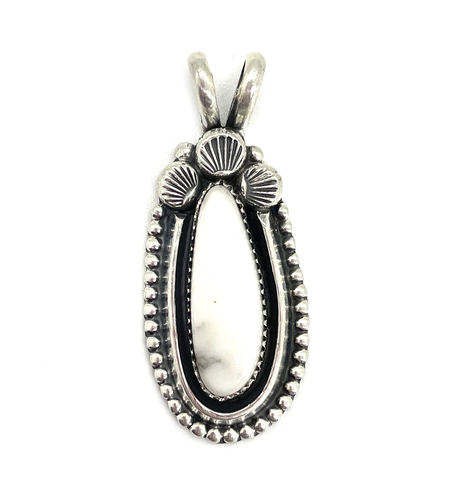 Pendant - White Buffalo-Jewelry-Jeanette Dale-Sorrel Sky Gallery