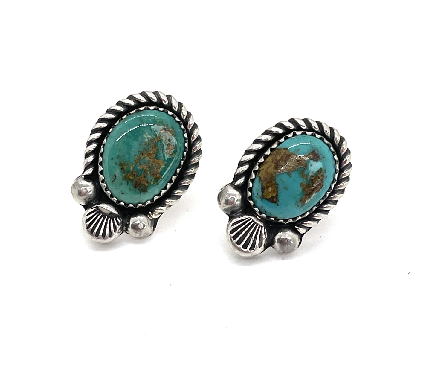Turquoise Earrings-Jewelry-Jeanette Dale-Sorrel Sky Gallery