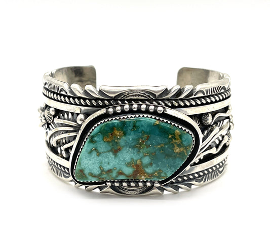 Blue Gem Cuff-jewelry-Jeanette Dale-Sorrel Sky Gallery