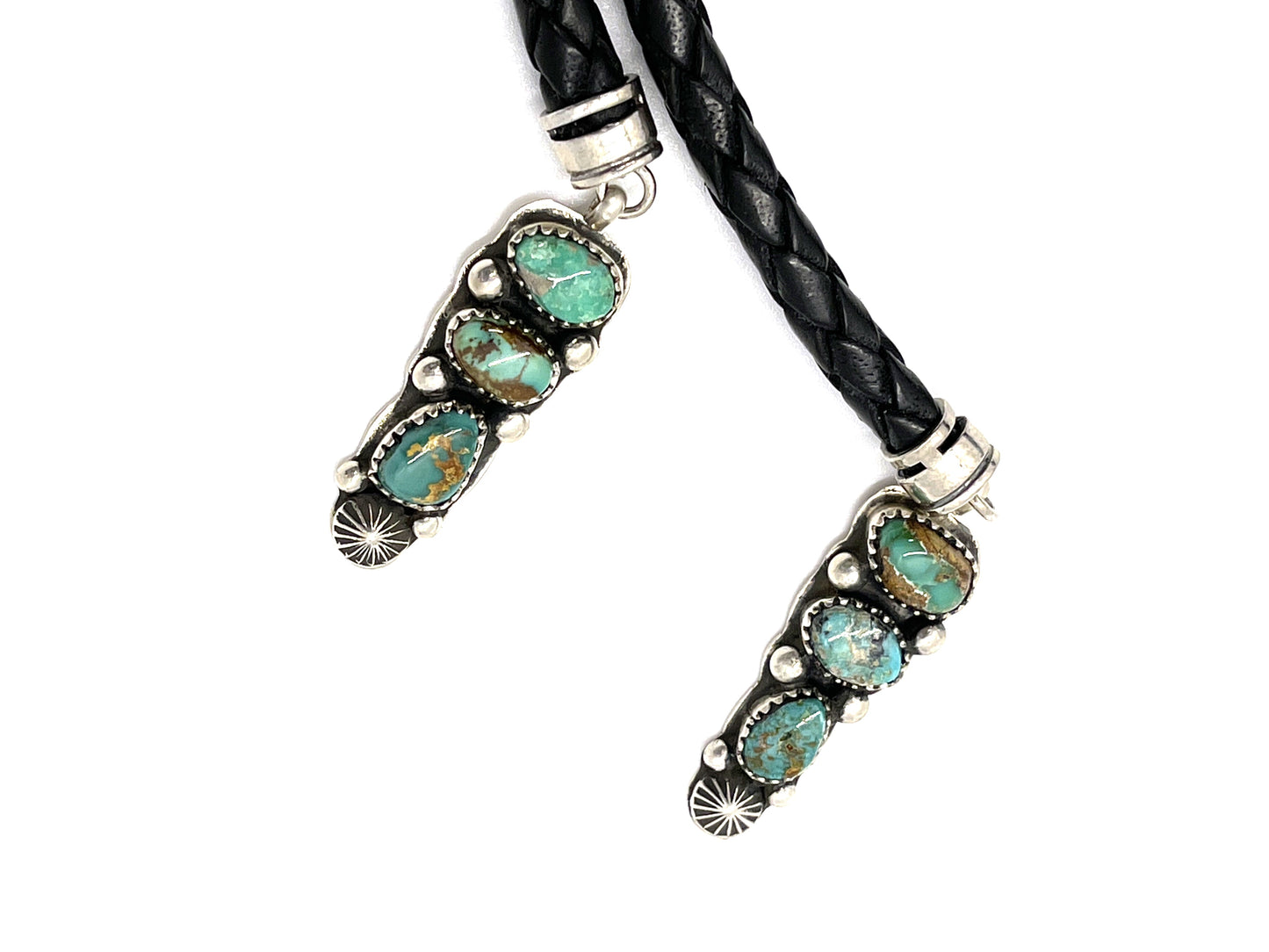 Royston Cluster Bolo Tie-jewelry-Jeanette Dale-Sorrel Sky Gallery