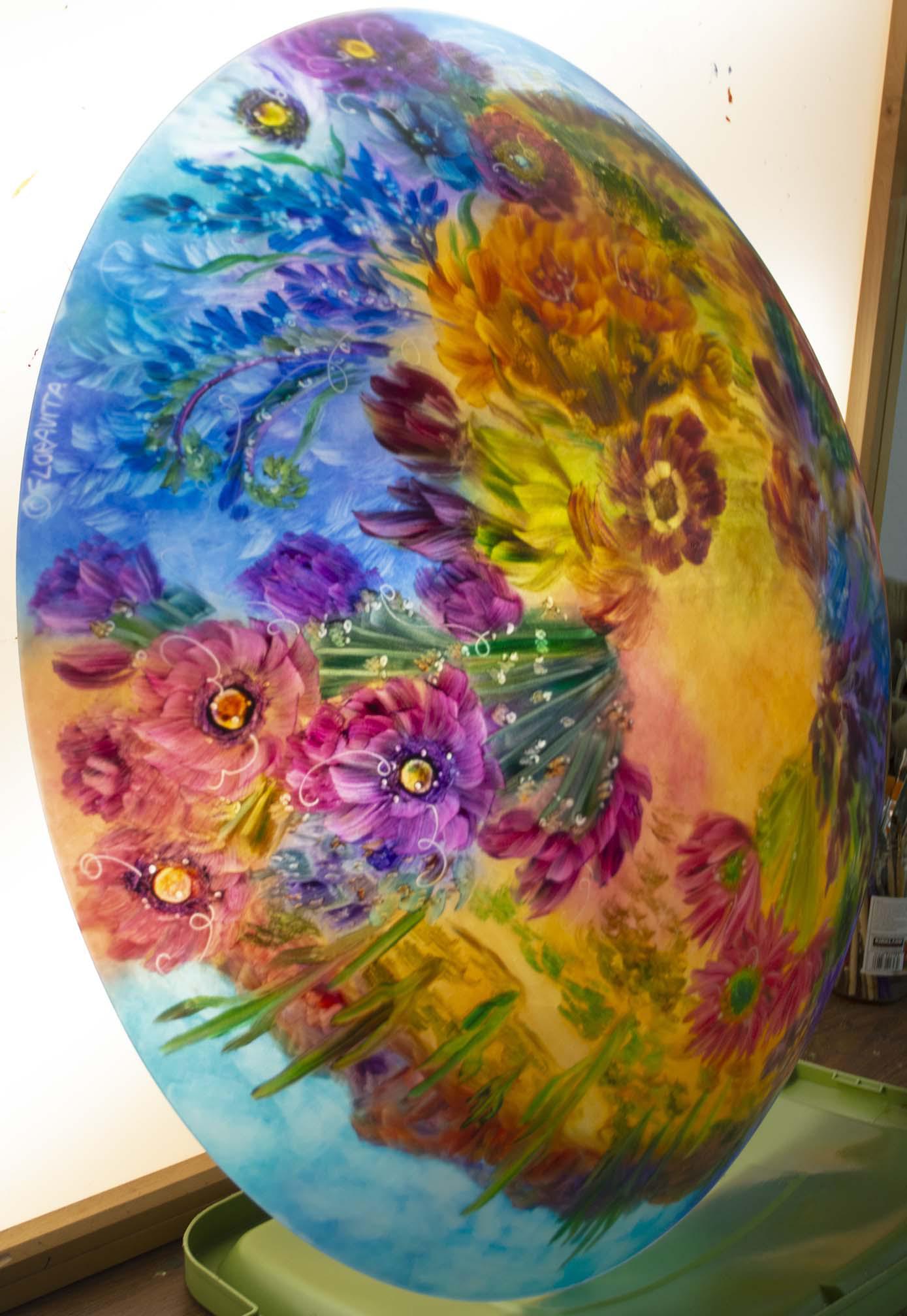 Chandelier - Desert Scene-Sculpture-Jenny Floravita-Sorrel Sky Gallery