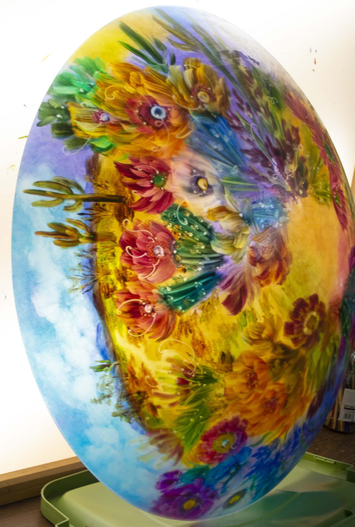 Chandelier - Desert Scene-Sculpture-Jenny Floravita-Sorrel Sky Gallery