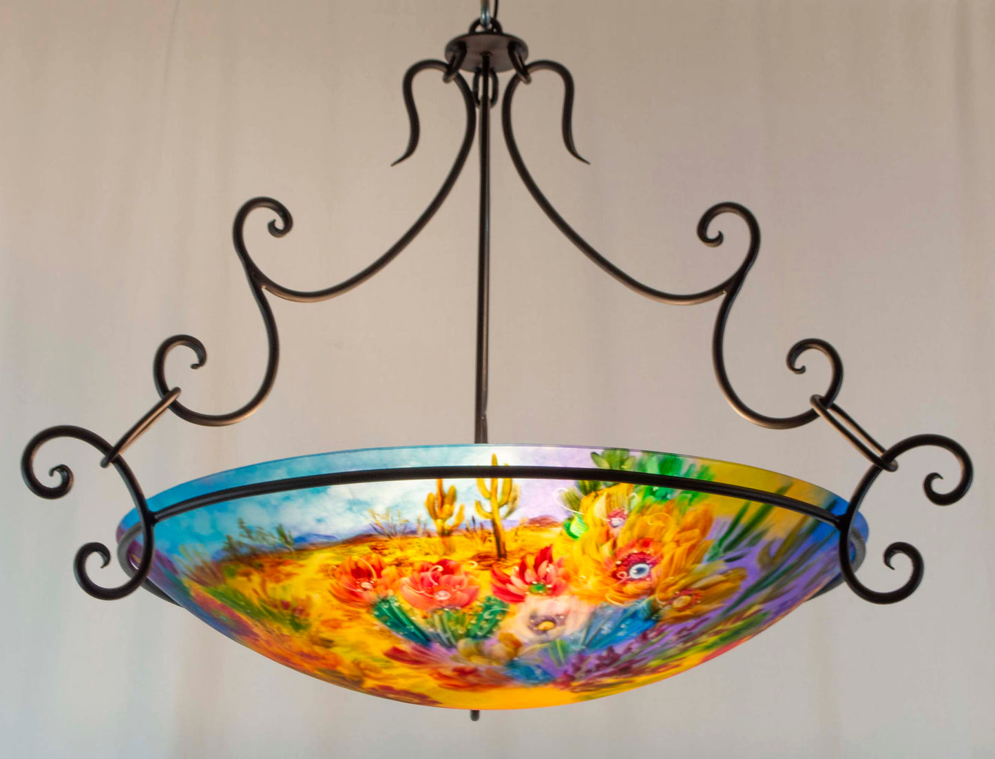 Chandelier - Desert Scene-Sculpture-Jenny Floravita-Sorrel Sky Gallery