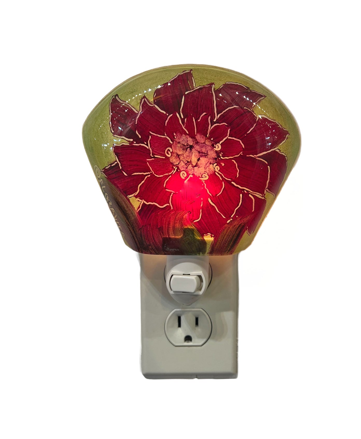 Poinsettia Night Light-Sculpture-Jenny Floravita-Sorrel Sky Gallery
