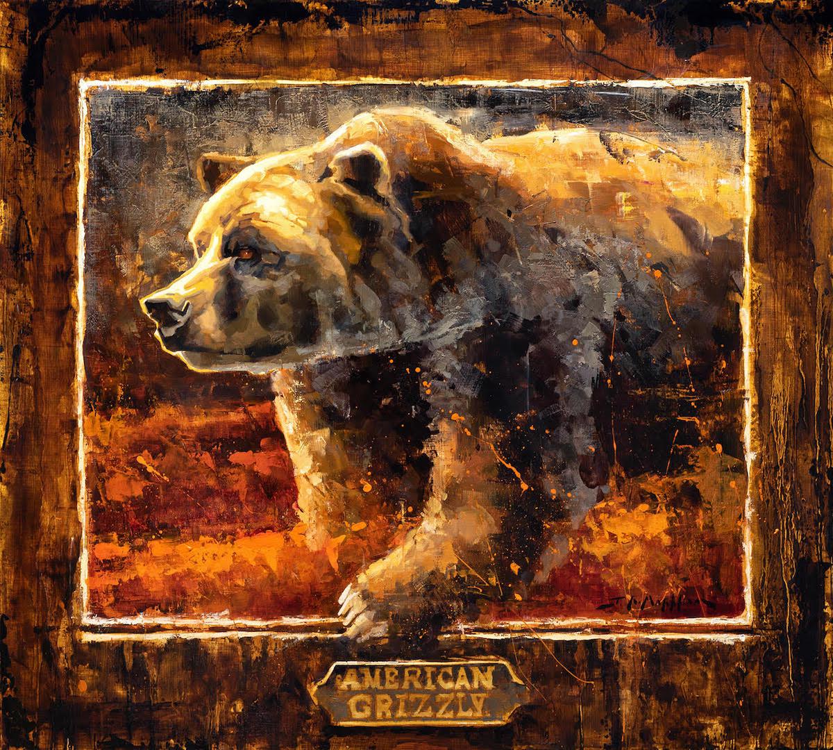 Untitled Bear-Painting-Jerry Markham-Sorrel Sky Gallery