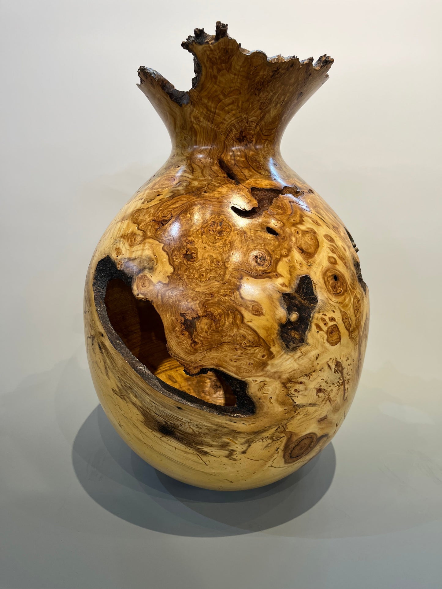 Aspen Burl Hollow Turning-Wood Turning-Jerry Wedekind-Sorrel Sky Gallery
