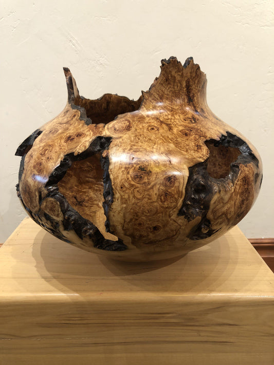 Aspen Burl Hollow Turning-Wood Turning-Jerry Wedekind-Sorrel Sky Gallery