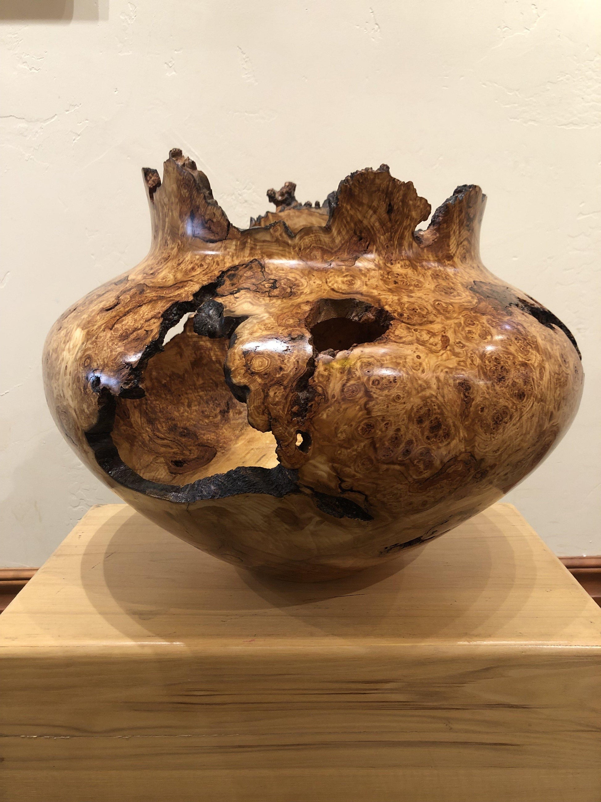 Aspen Burl Hollow Turning-Wood Turning-Jerry Wedekind-Sorrel Sky Gallery