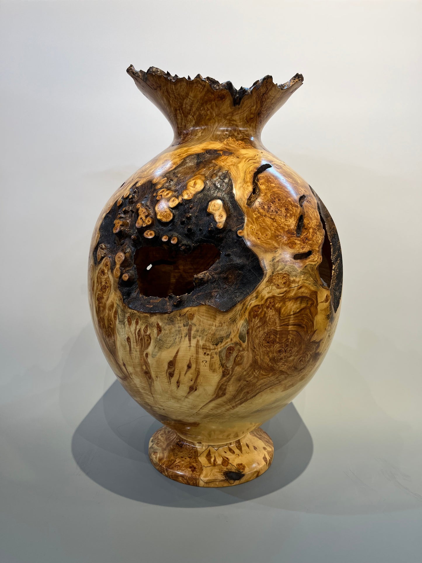 Aspen Burl Hollow Turning-Wood Turning-Jerry Wedekind-Sorrel Sky Gallery