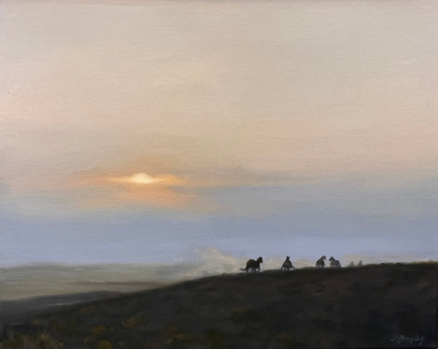 Nowhere to Run-Painting-Jim Bagley-Sorrel Sky Gallery