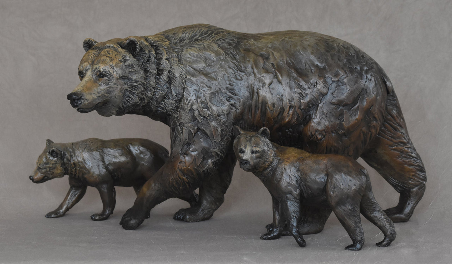 Grizzly (maquette)-Sculpture-Jim Eppler-Sorrel Sky Gallery