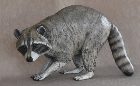 Raccoon-Sculpture-Jim Eppler-Sorrel Sky Gallery