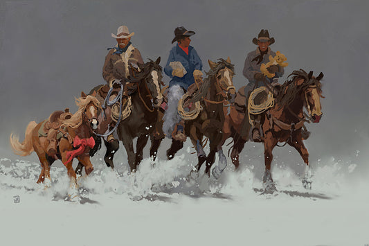 Christmas Pony-Print-Jim Rey-Sorrel Sky Gallery