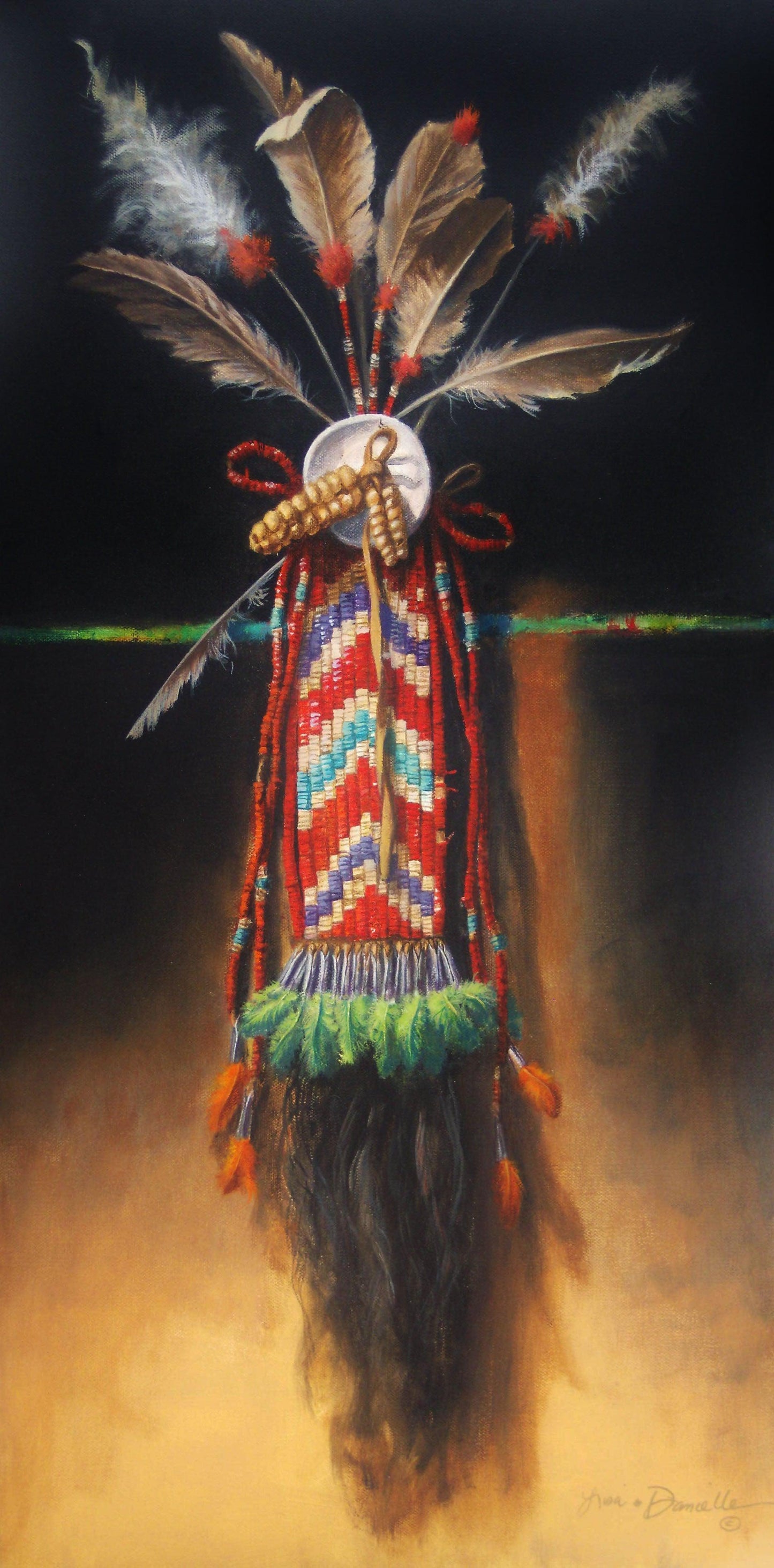Ceremonial I-Painting-Lisa Danielle-Sorrel Sky Gallery