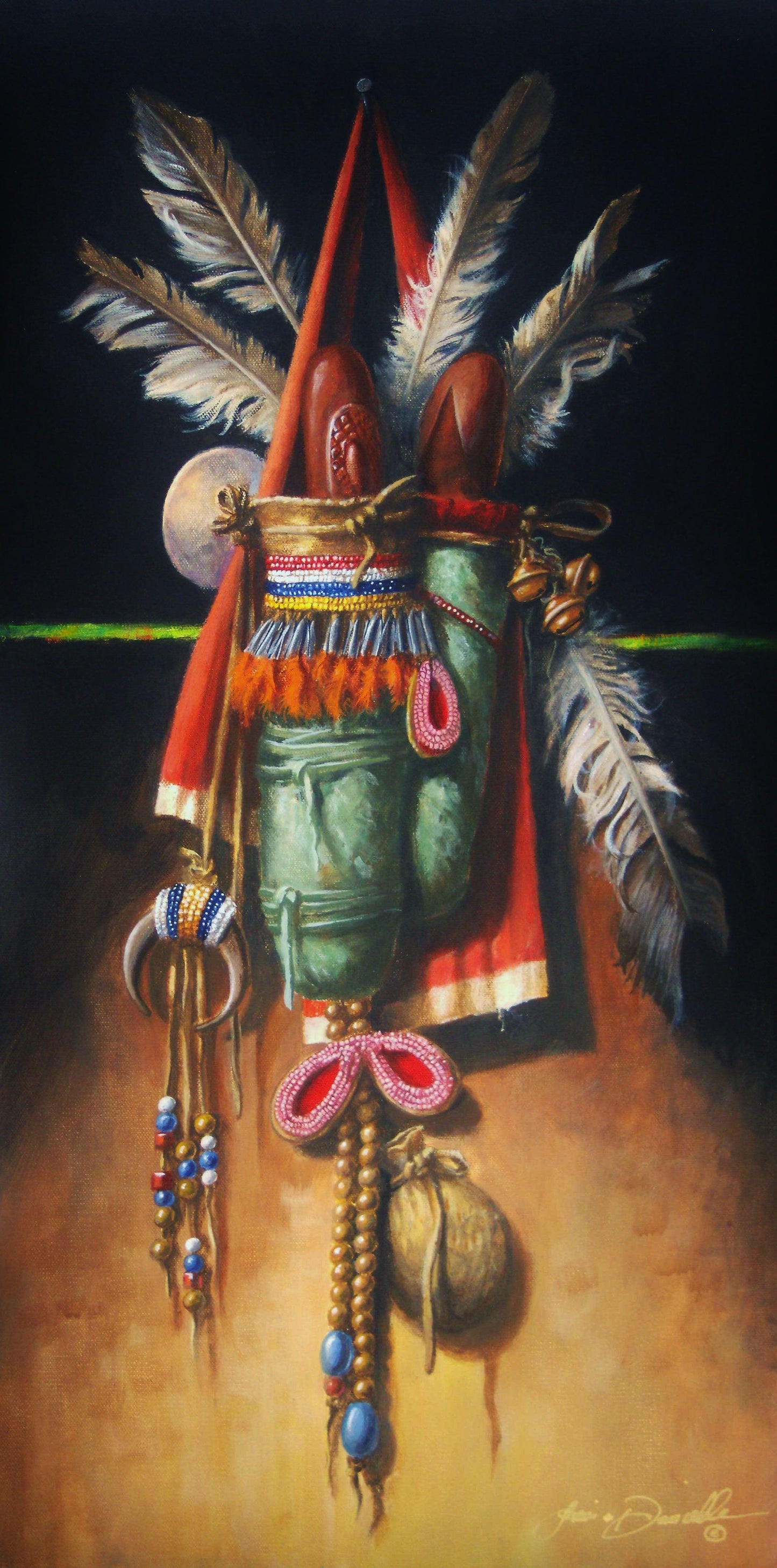 Ceremonial II-Painting-Lisa Danielle-Sorrel Sky Gallery