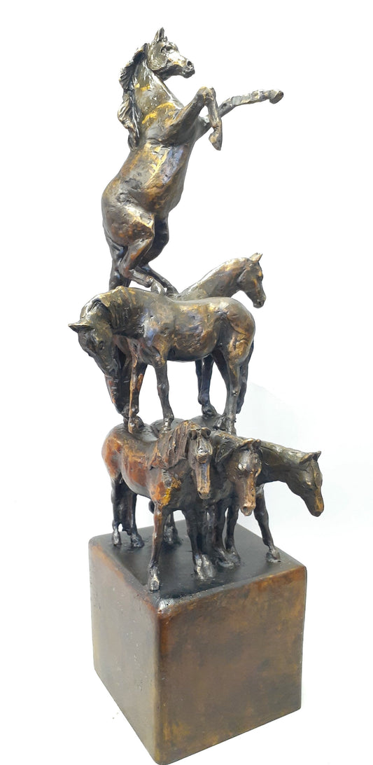 Team Building-Sculpture-Lisa Gordon-Sorrel Sky Gallery