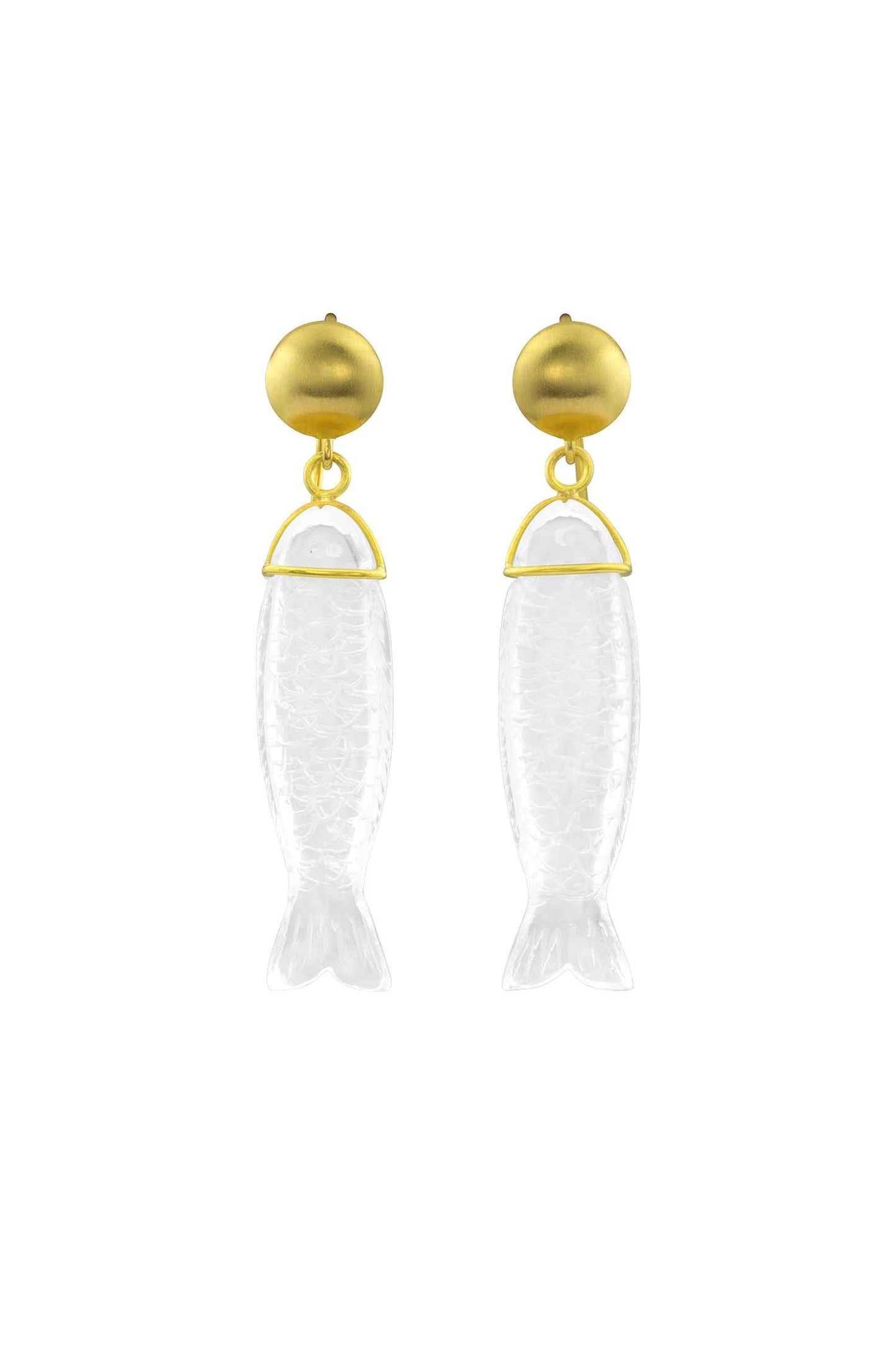 Silla Fish Earrings-Jewelry-Loren Nicole-Sorrel Sky Gallery