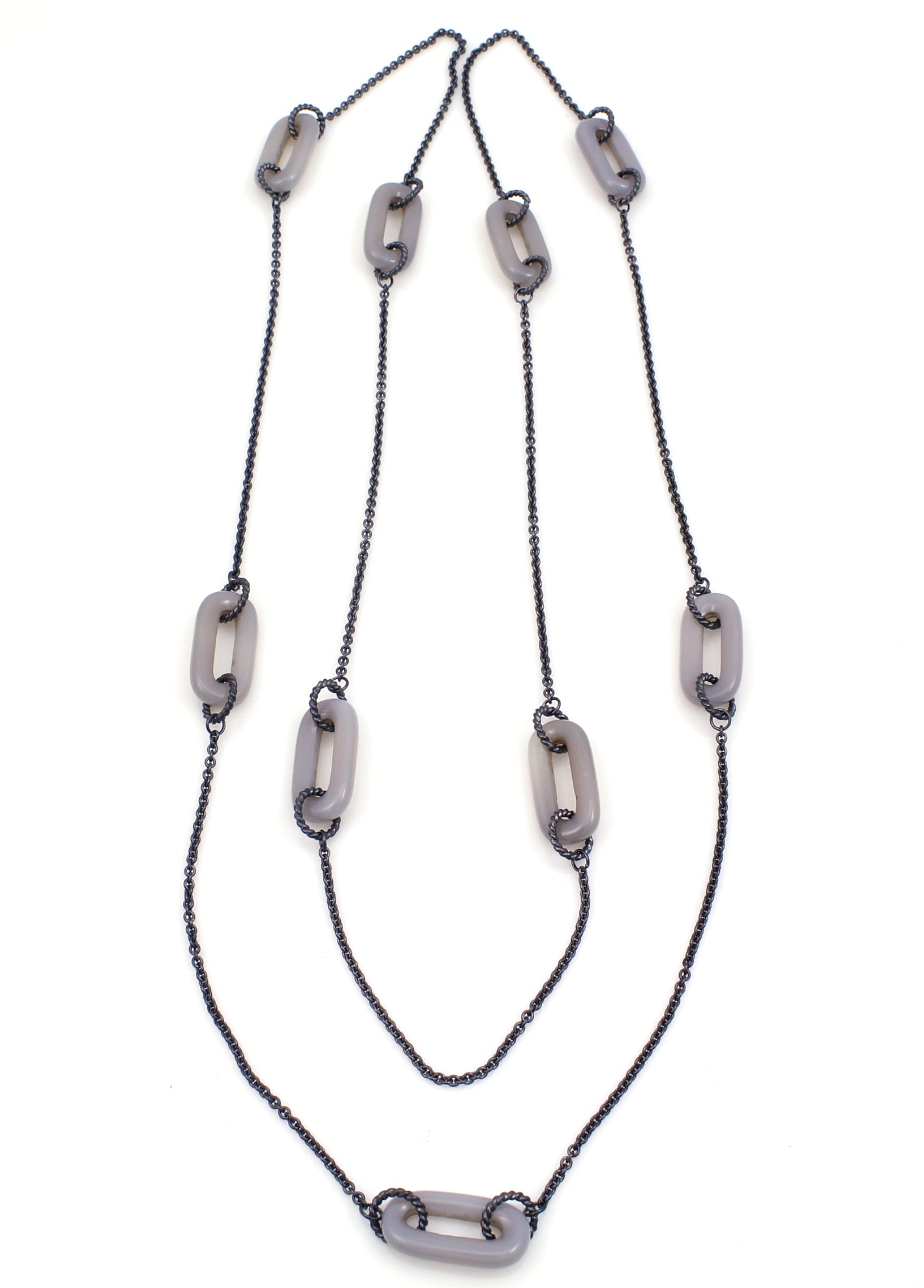 Agate Link Necklace-Jewelry-Maria Samora-Sorrel Sky Gallery