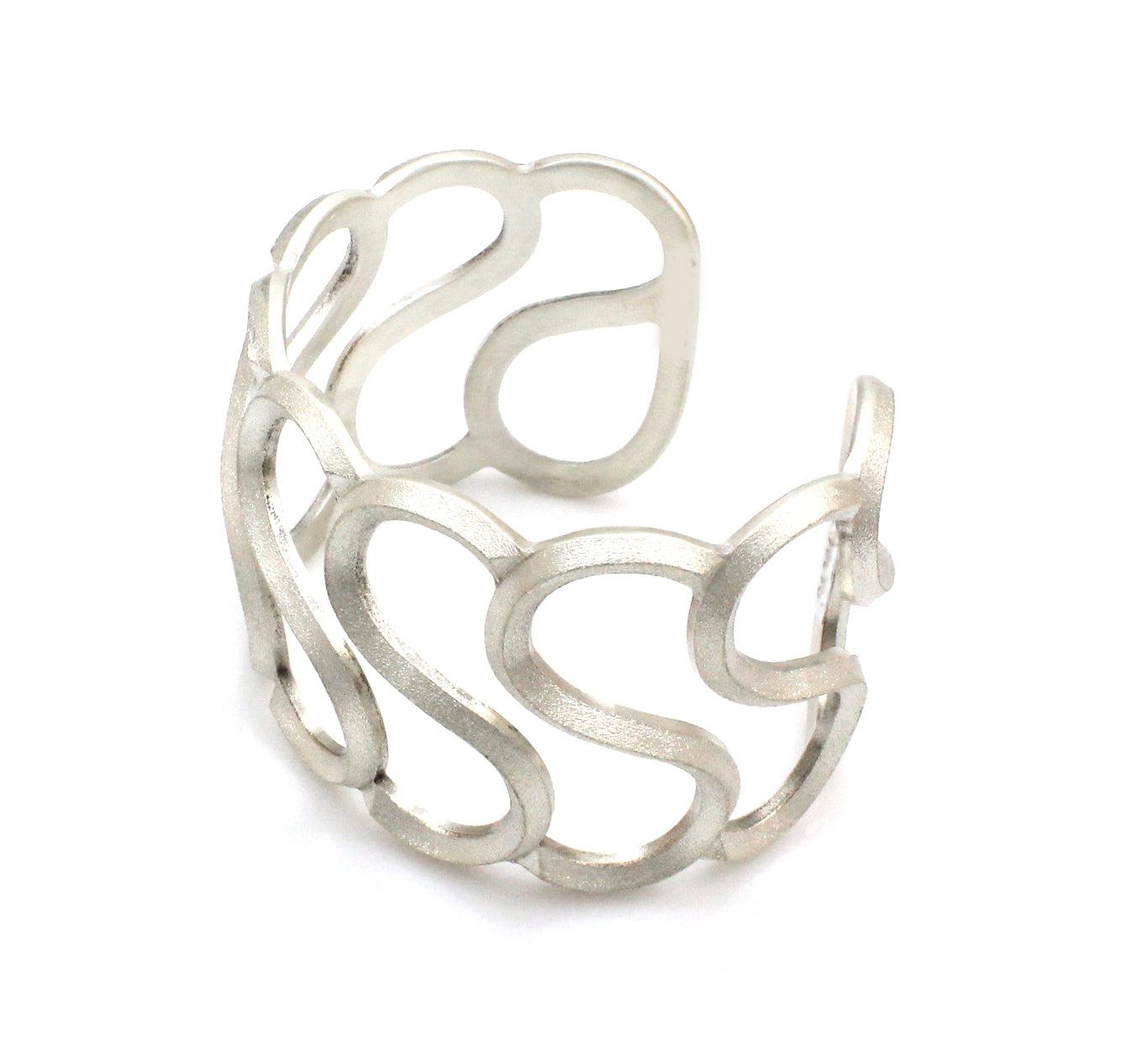S Cuff Bracelet-Jewelry-Maria Samora-Sorrel Sky Gallery