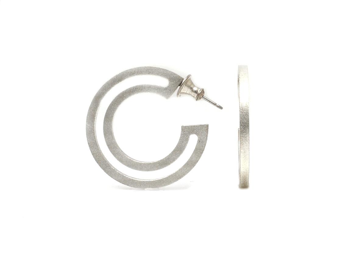 Small Strata Hoop Earrings