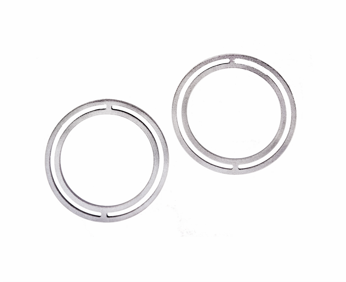 Strata Small Full Moon Hoop Earrings-Jewelry-Maria Samora-Sorrel Sky Gallery