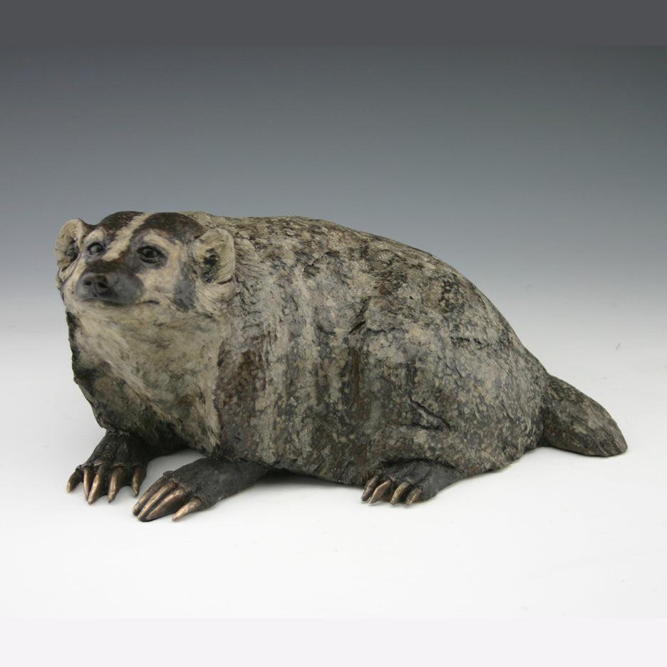 Badger-Sculpture-Mark Dziewior-Sorrel Sky Gallery