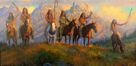 Time of War-Painting-Mark Keathley-Sorrel Sky Gallery