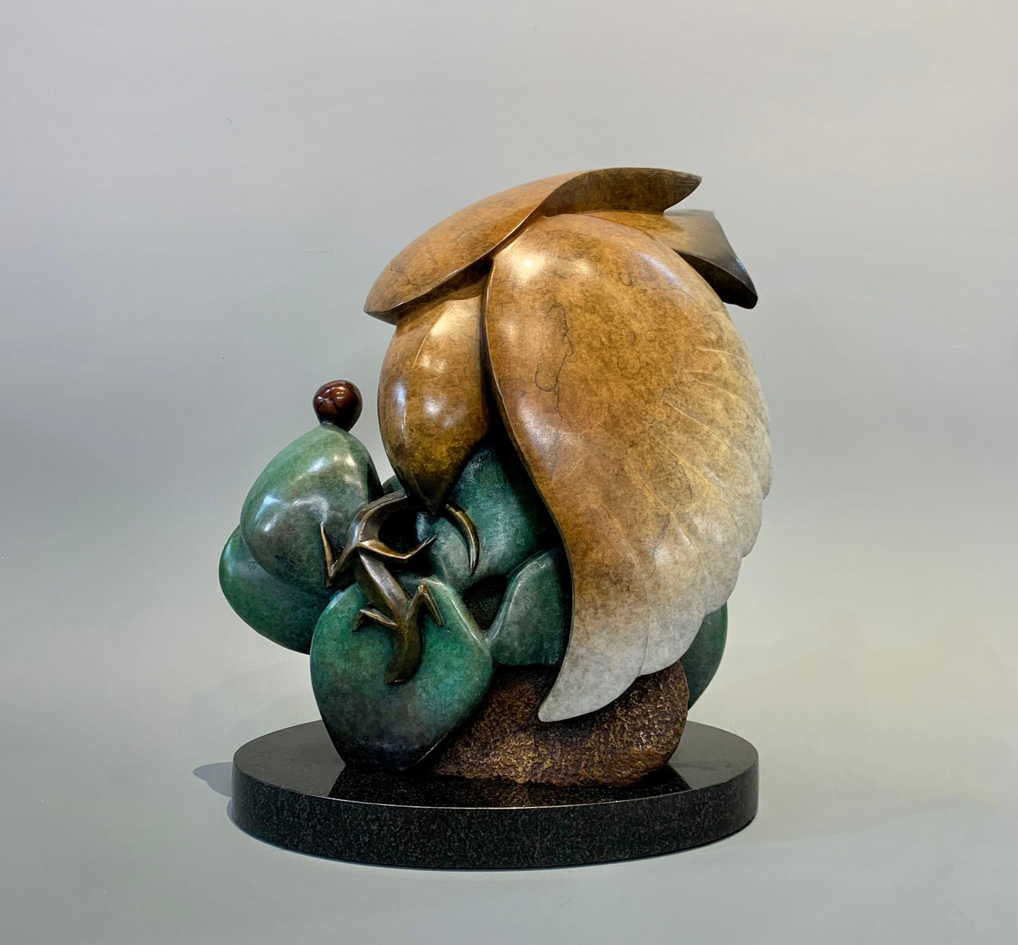 Bird On Cactus-Sculpture-Michael Tatom-Sorrel Sky Gallery