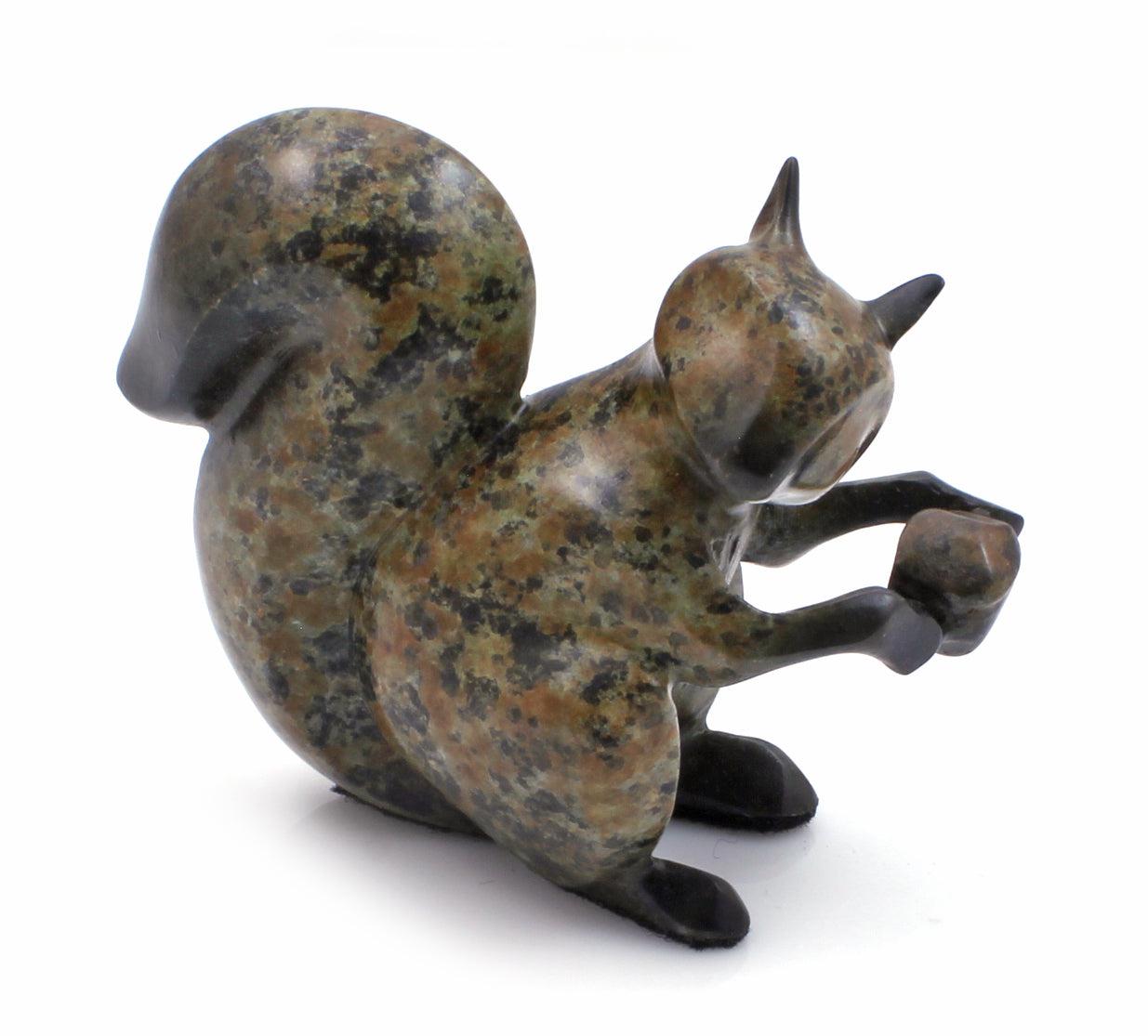 My Acorn - Mini Squirrel-Sculpture-Michael Tatom-Sorrel Sky Gallery