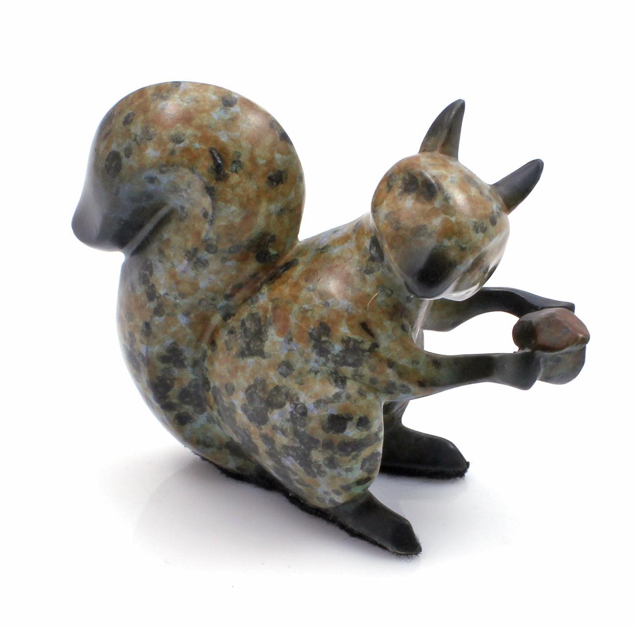 My Acorn - Mini Squirrel-Sculpture-Michael Tatom-Sorrel Sky Gallery