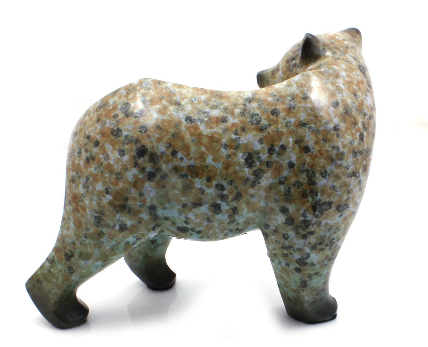 Small Walking Grizzly-Sculpture-Michael Tatom-Sorrel Sky Gallery