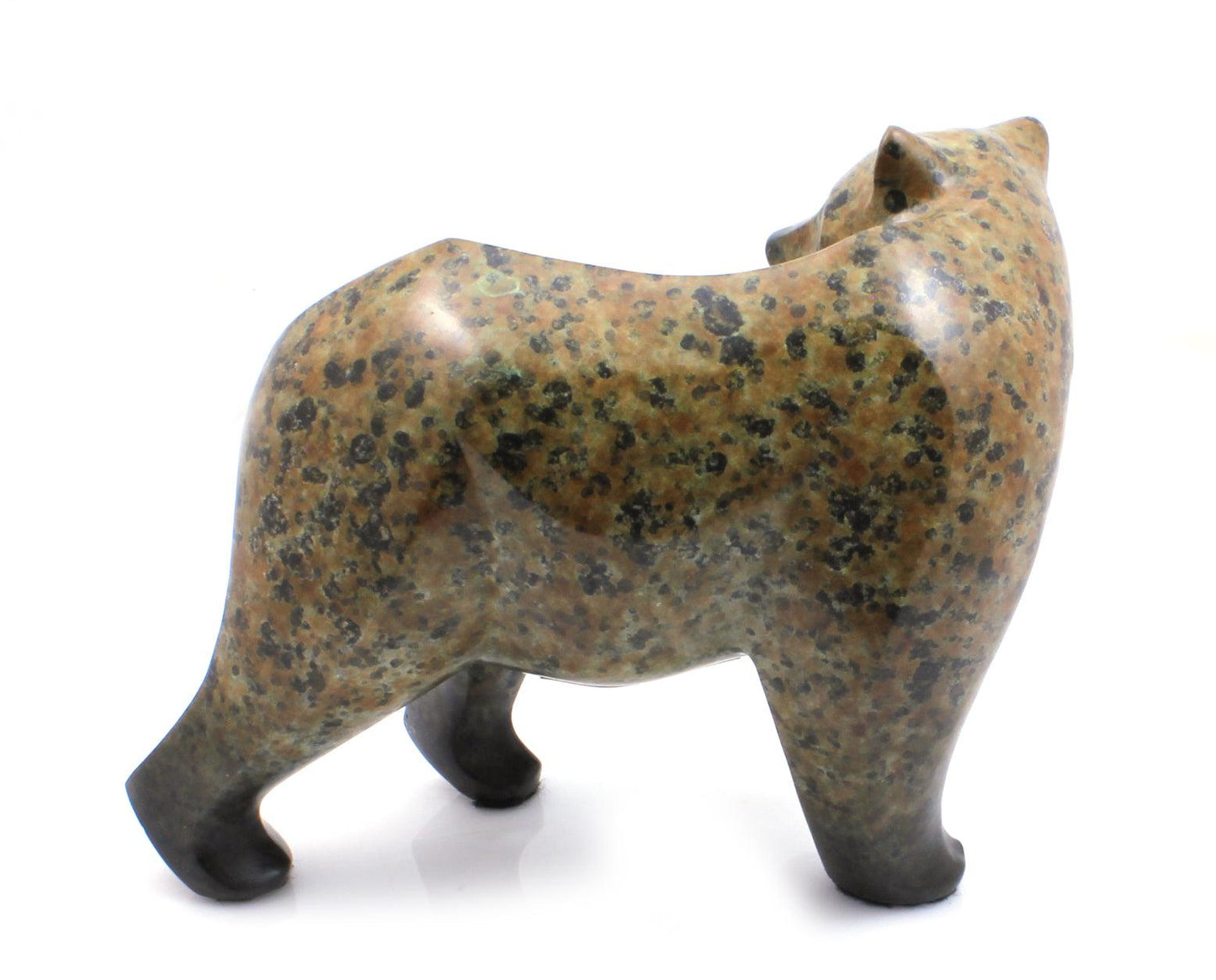 Small Walking Grizzly-Sculpture-Michael Tatom-Sorrel Sky Gallery
