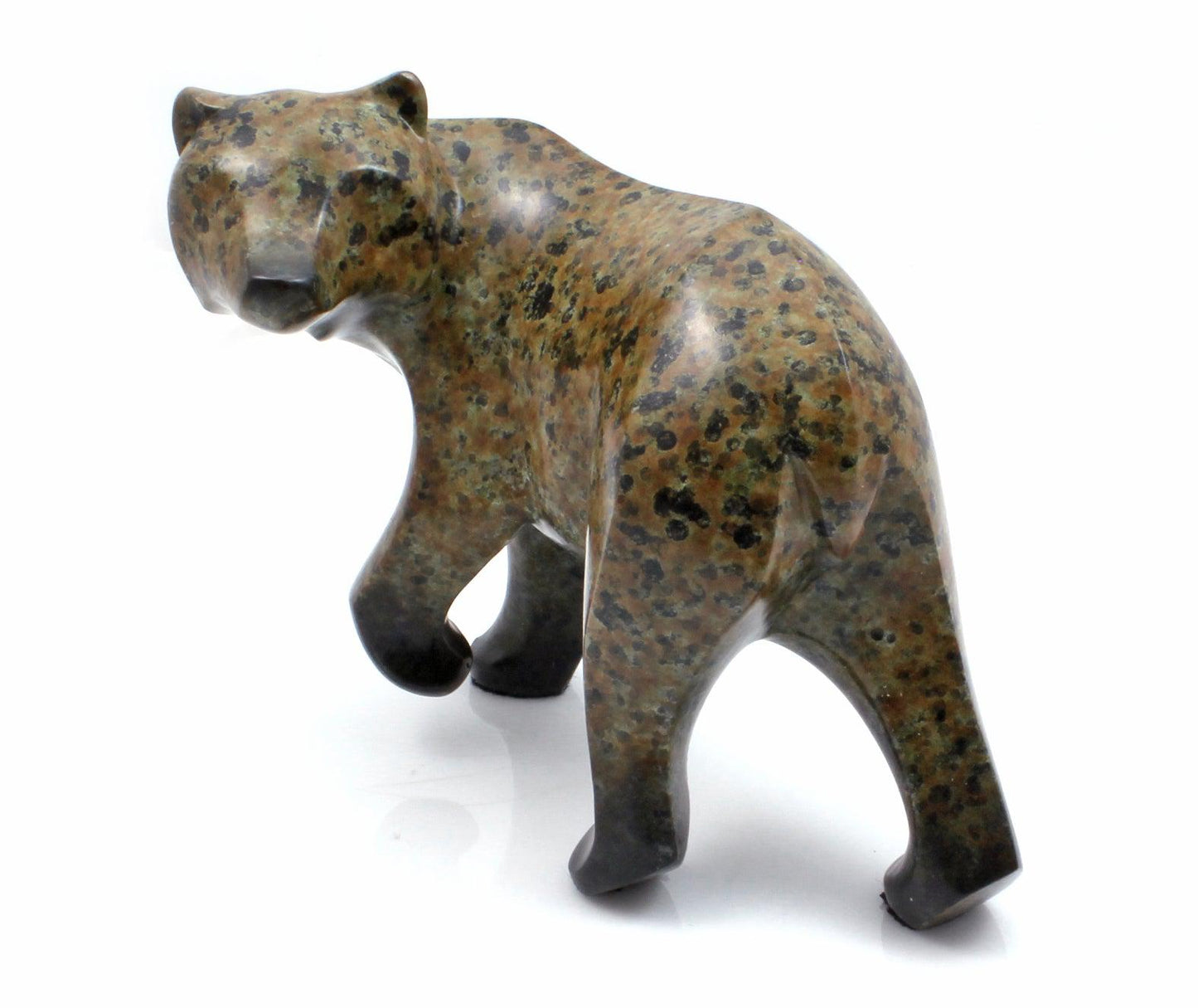 Small Walking Grizzly-Sculpture-Michael Tatom-Sorrel Sky Gallery