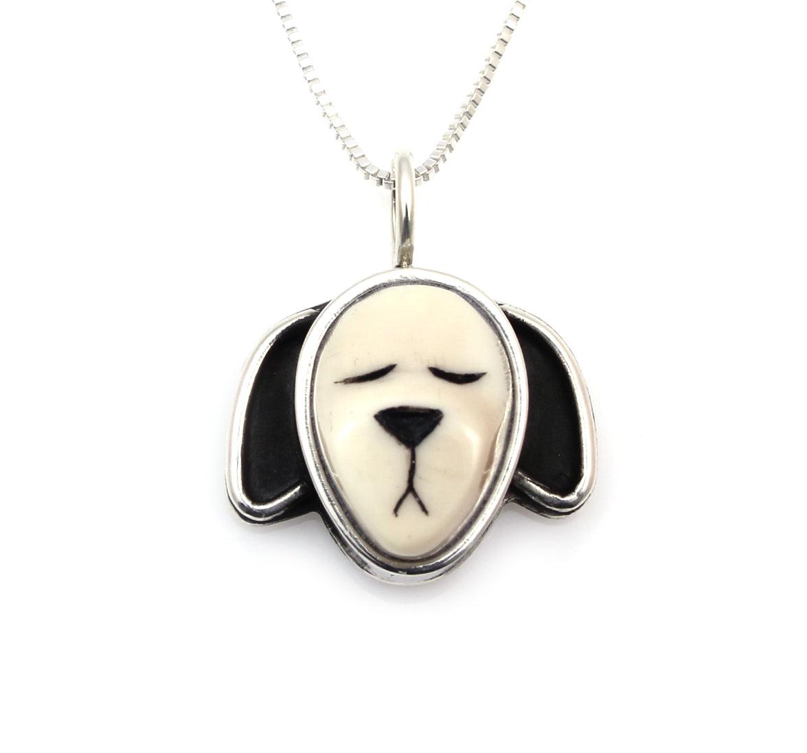 Floppy Dog Pendant-Jewelry-Michelle Tapia-Sorrel Sky Gallery