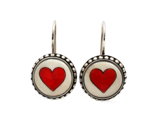 Heart Earrings-Jewelry-Michelle Tapia-Sorrel Sky Gallery