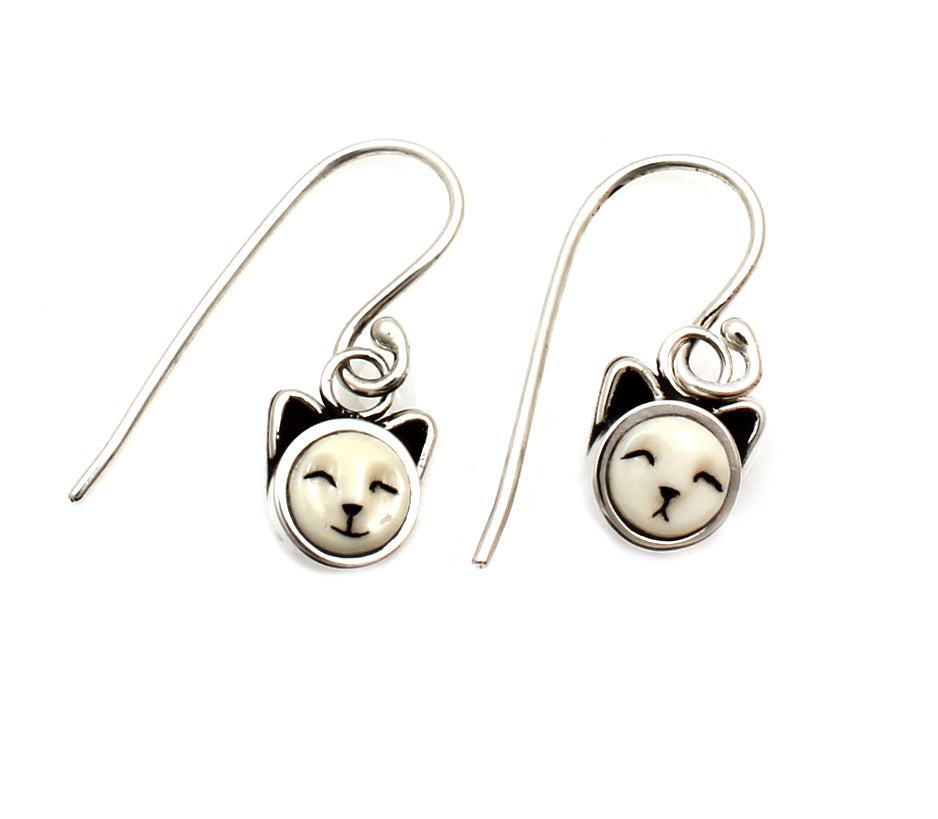 Kitten Drop Earrings-Jewelry-Michelle Tapia-Sorrel Sky Gallery