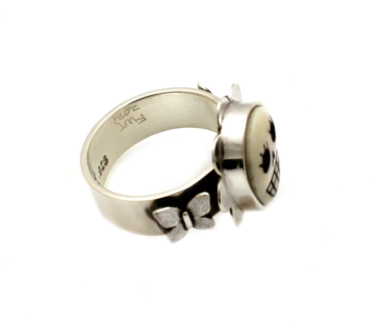 La Muerta Bonita Flower Ring-jewelry-Michelle Tapia-Sorrel Sky Gallery