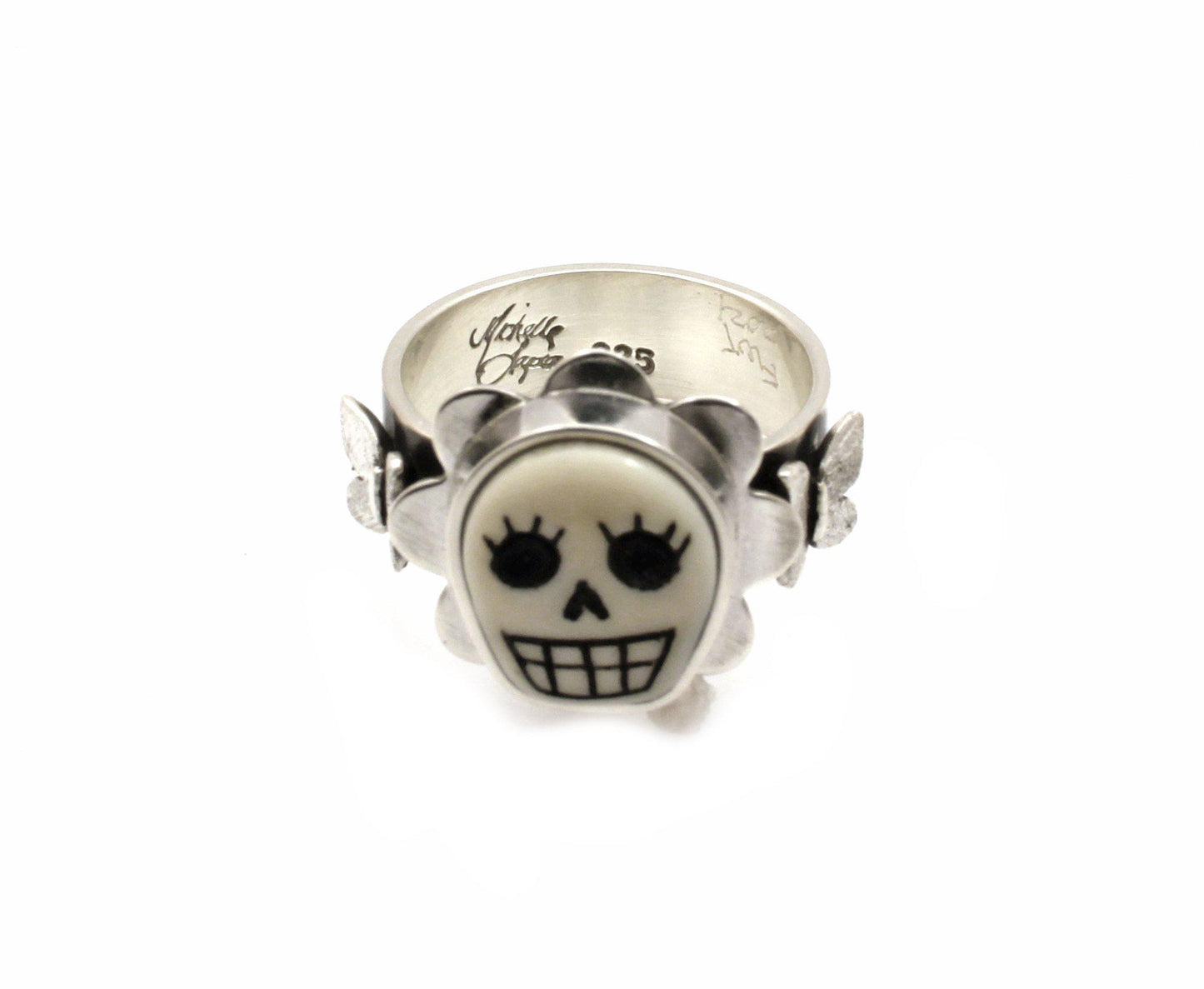 La Muerta Bonita Flower Ring-jewelry-Michelle Tapia-Sorrel Sky Gallery