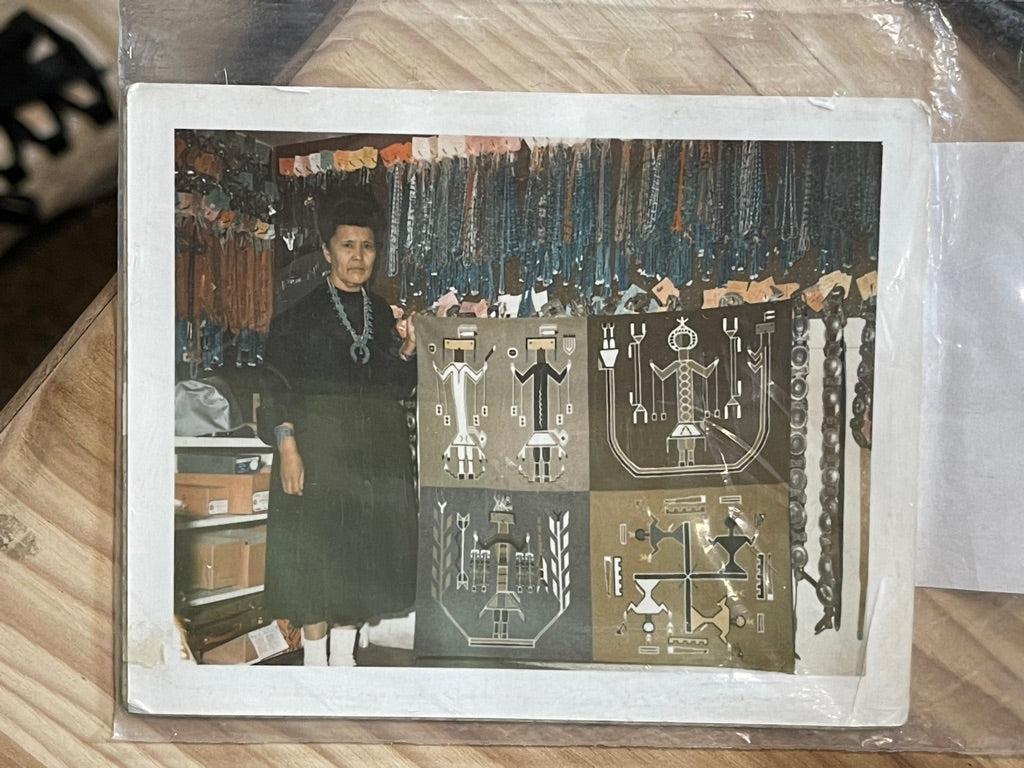 4 in 1 Pictorial Weaving by Mary Long-Weaving-Navajo Weaving-Sorrel Sky Gallery