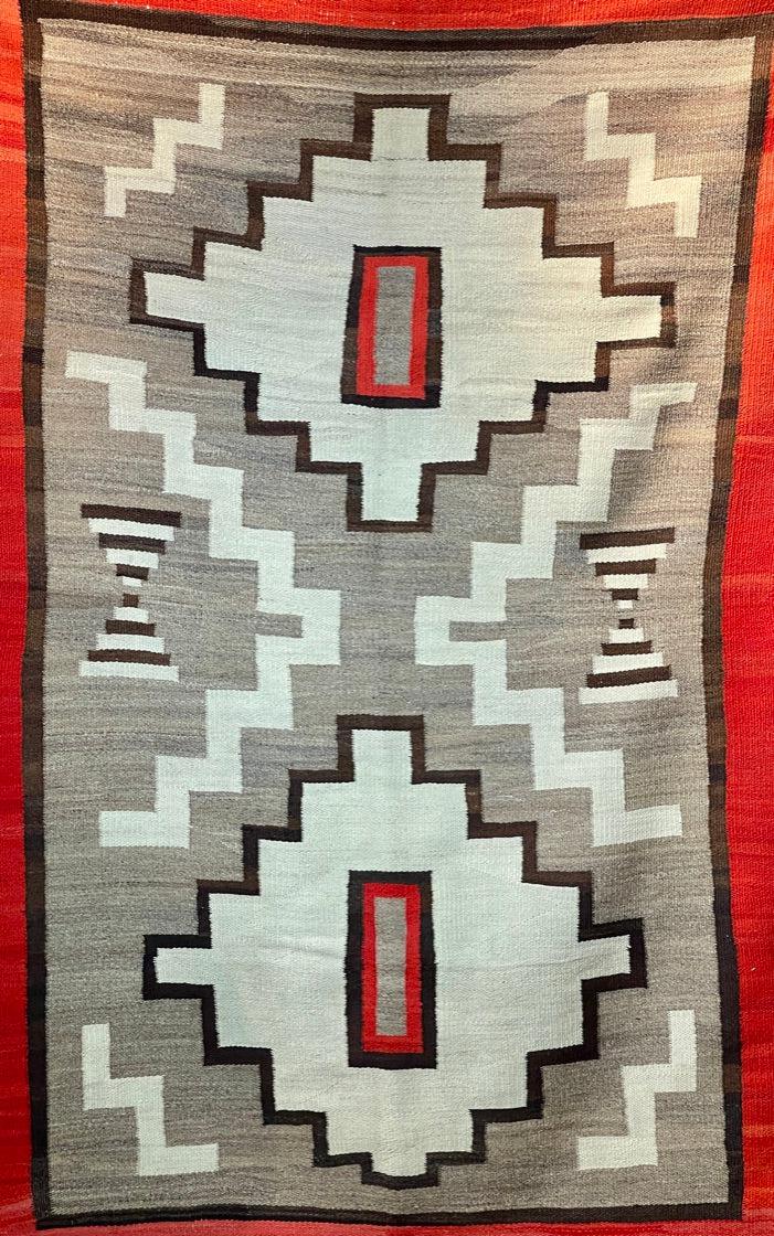Early Ganado Navajo Weaving-Weaving-Navajo Weaving-Sorrel Sky Gallery