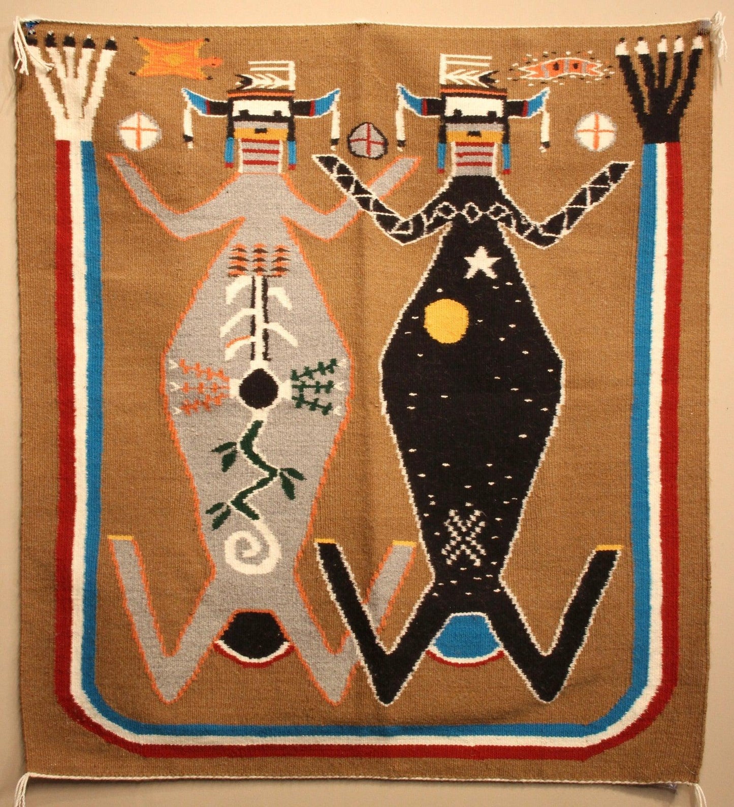 Father Sky Mother Earth Unknown Weaver-Weaving-Navajo Weaving-Sorrel Sky Gallery
