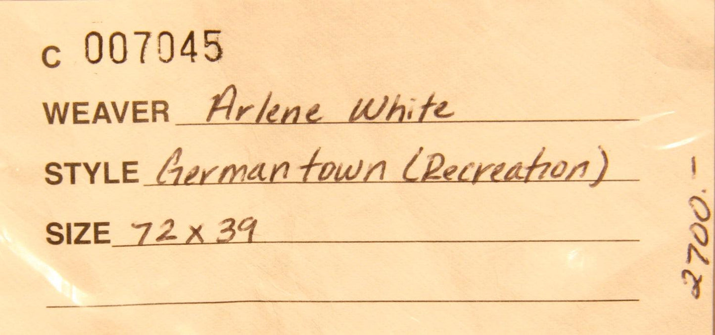 Germantown Recreation by Arlene White Weaver-Weaving-Navajo Weaving-Sorrel Sky Gallery