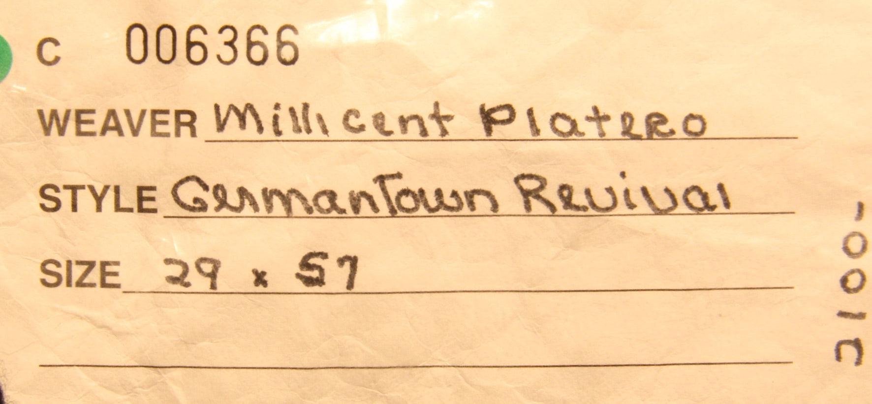 Germantown Revival by Millicent Platero Weaver-Weaving-Navajo Weaving-Sorrel Sky Gallery
