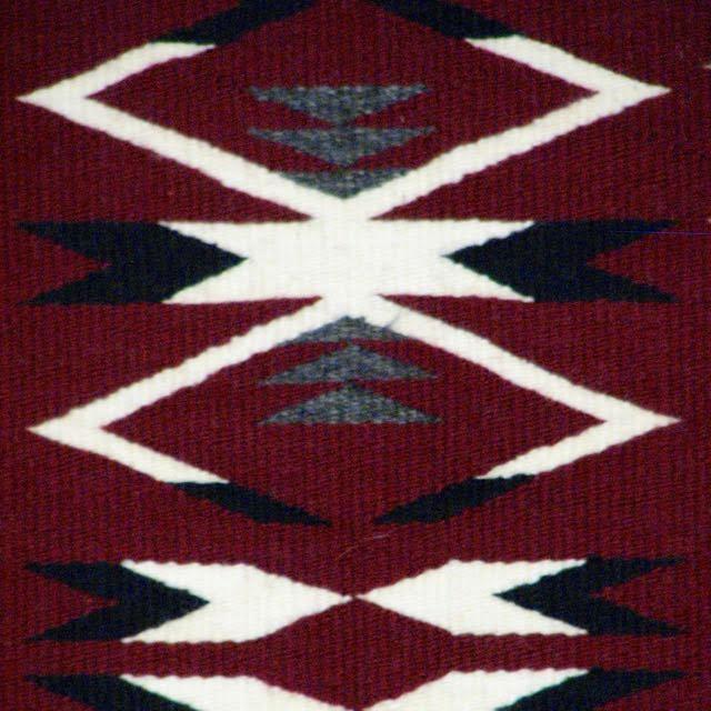 Navajo Rug - Storm Pattern by Louise Yazzie Weaver-Weaving-Navajo Weaving-Sorrel Sky Gallery