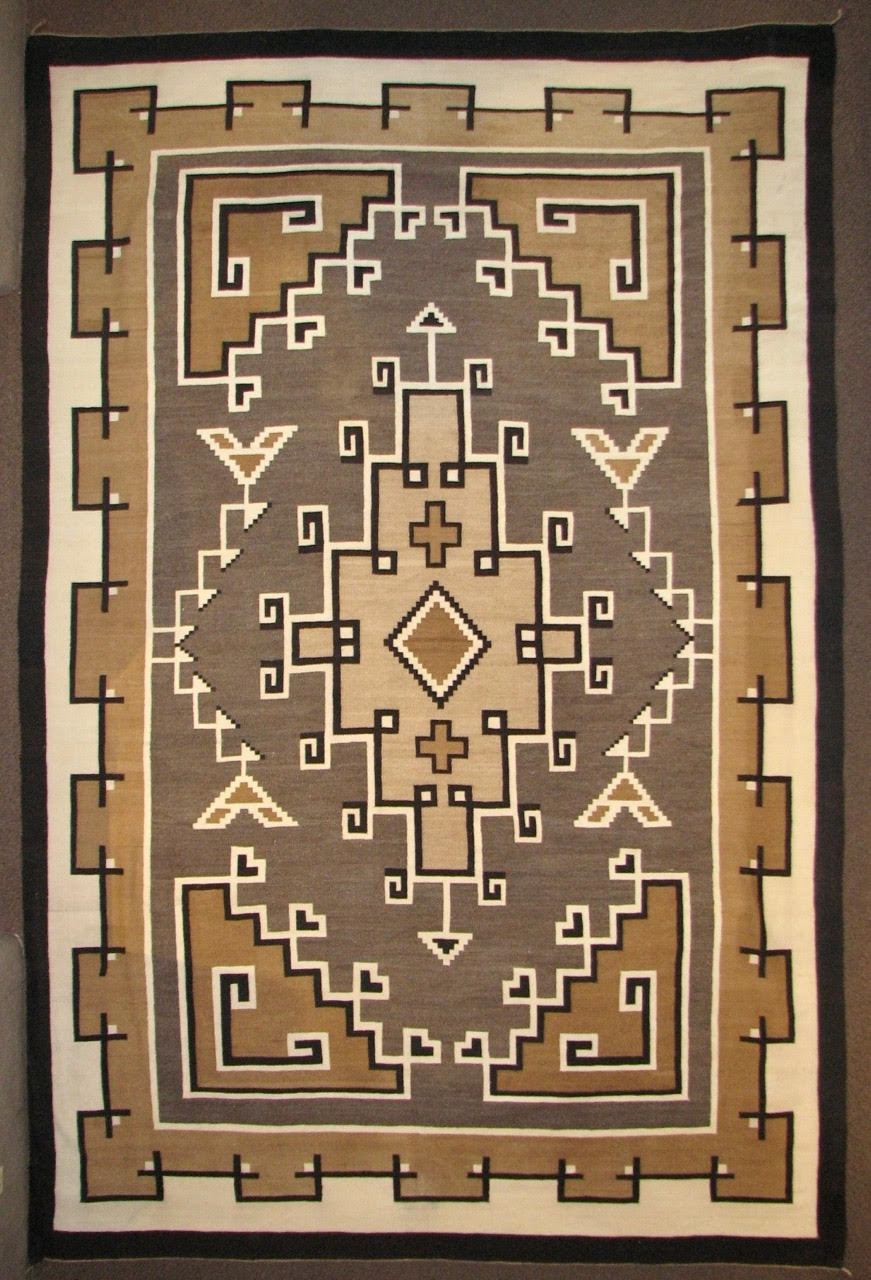 Vintage Navajo Style Rug, 2'4x3'5