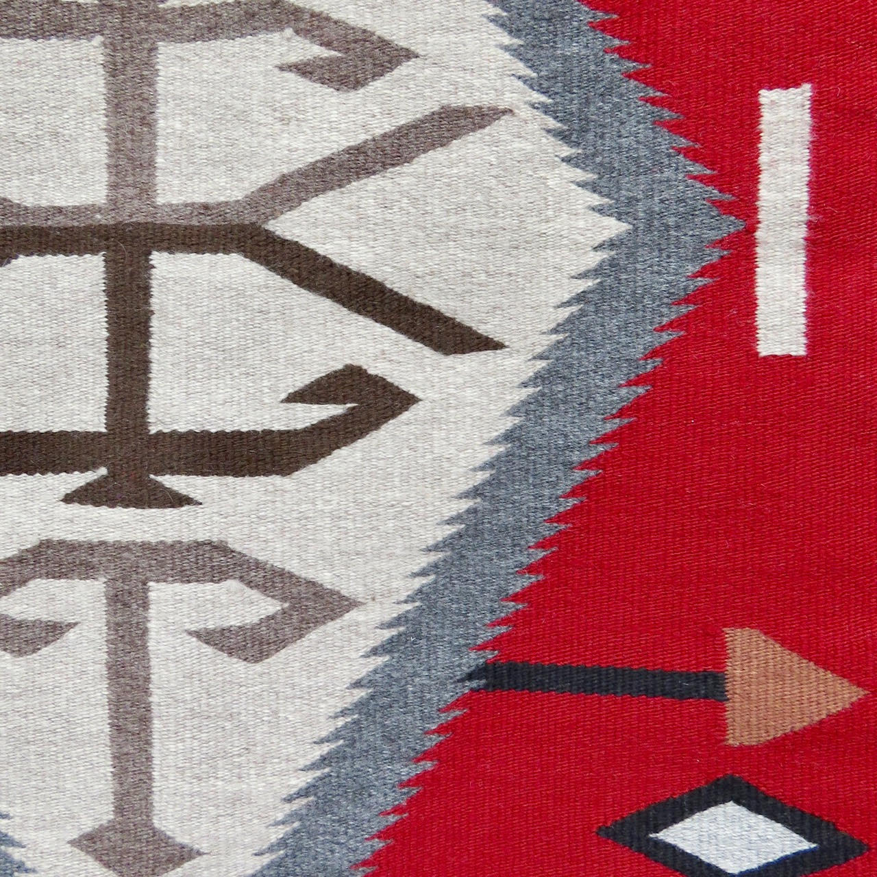 Navajo Weaving - J.B. Moore Crystal Plate Recreation Rug by Sharon Bahe-Weaving-Navajo Weaving-Sorrel Sky Gallery