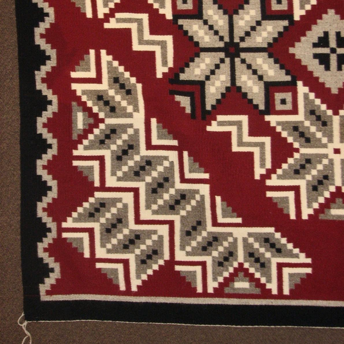 Navajo Weaving Rug - Ganado by Mary Cody-Weaving-Navajo Weaving-Sorrel Sky Gallery